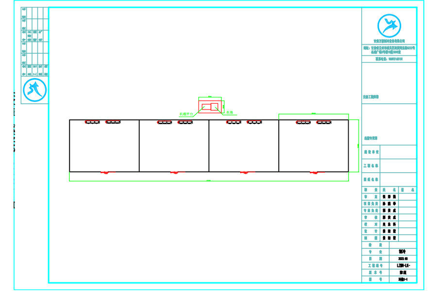 甘肅武威1200平米蔬菜保鮮冷庫設(shè)計(jì)平面圖