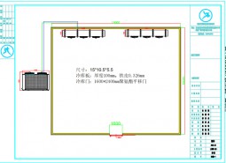 甘肅張掖高臺縣150平米蔬菜保鮮冷庫設(shè)計(jì)案例-萬能..
